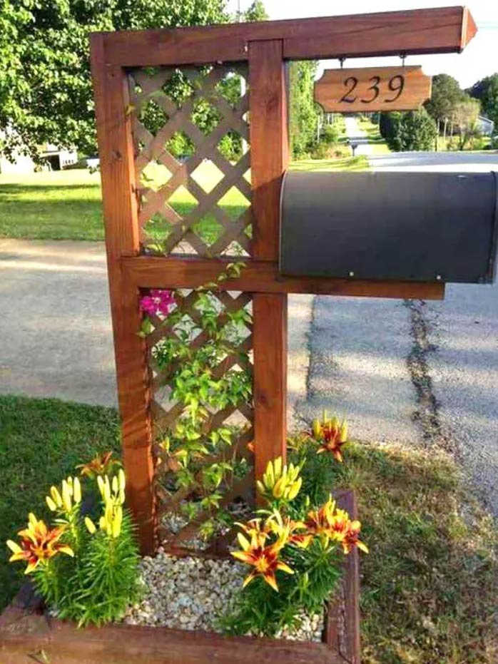 Transform Your Mailbox with These 32 Flower Bed Landscaping Ideas