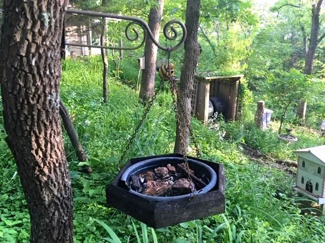 Tree Stump Bird Bath — Gardening Charlotte