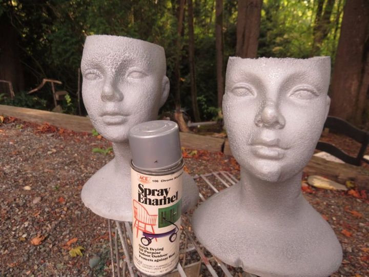 Turn a Styrofoam Wig Head into a Chic Planter | Hometalk