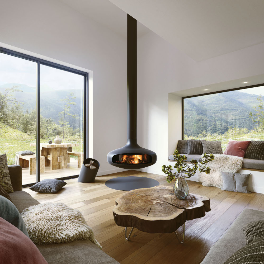 TV Above Fireplaces | Wall Mounted Gas Fire | Modus Fireplaces