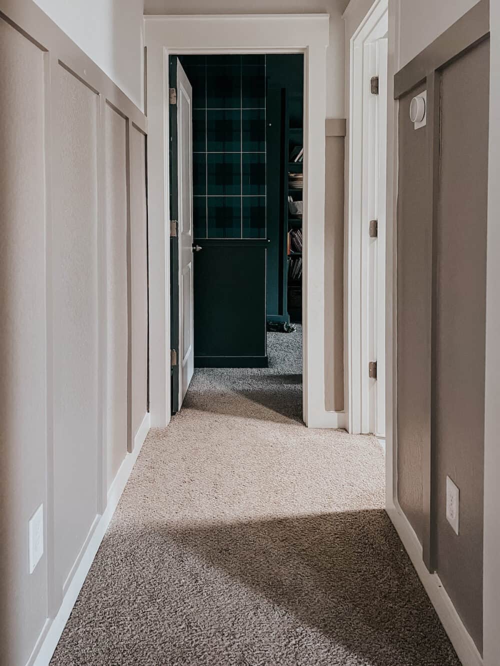 Upstairs Hallway Board & Batten – Love & Renovations