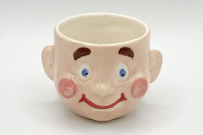 Vintage 3 inch Creepy Ceramic Baby Doll Head Planter / Hand Painted & Numbered | eBay UK