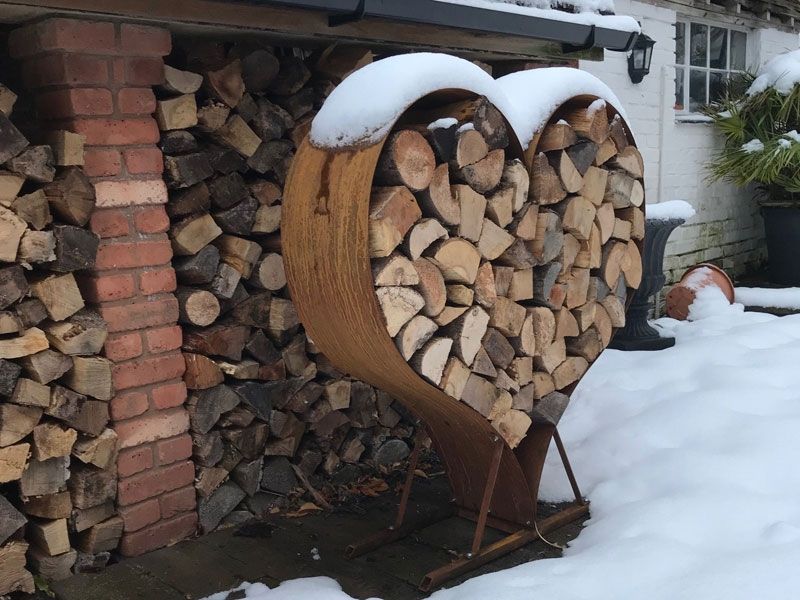 Wholesale Rustic Love Heart Wood Rack – Kingdom Teak