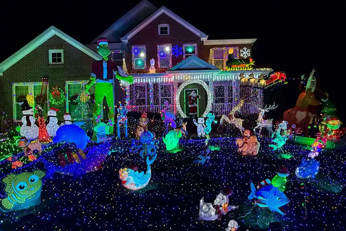 11 Northern Virginia Houses and Streets with Over-the-Top Christmas Decorations
