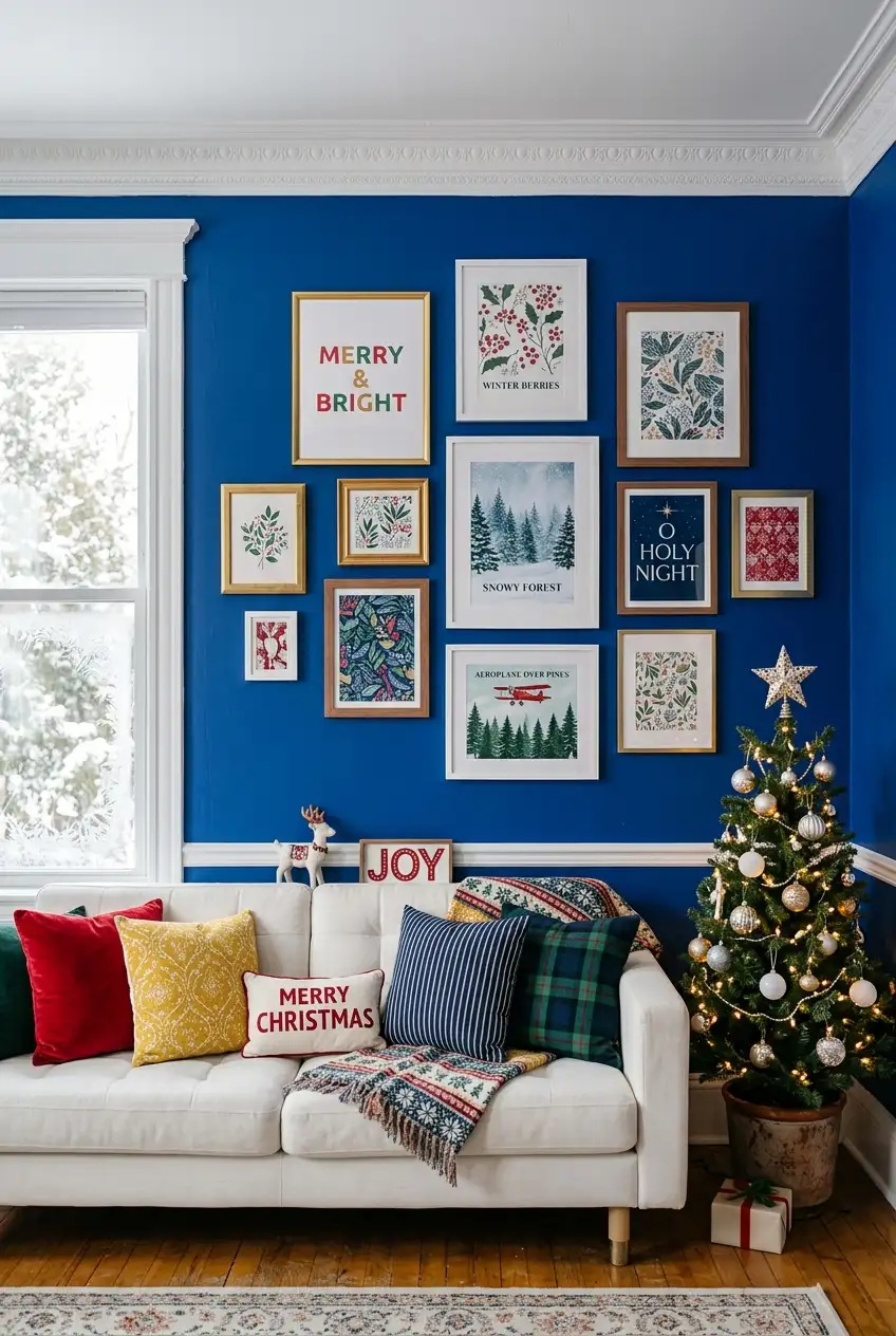 13 Stunning Christmas Wall Decor Ideas for Tiny Apartments