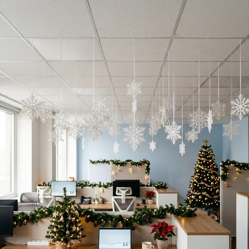 15 Christmas Office Decor Ideas to Brighten Your Workplace