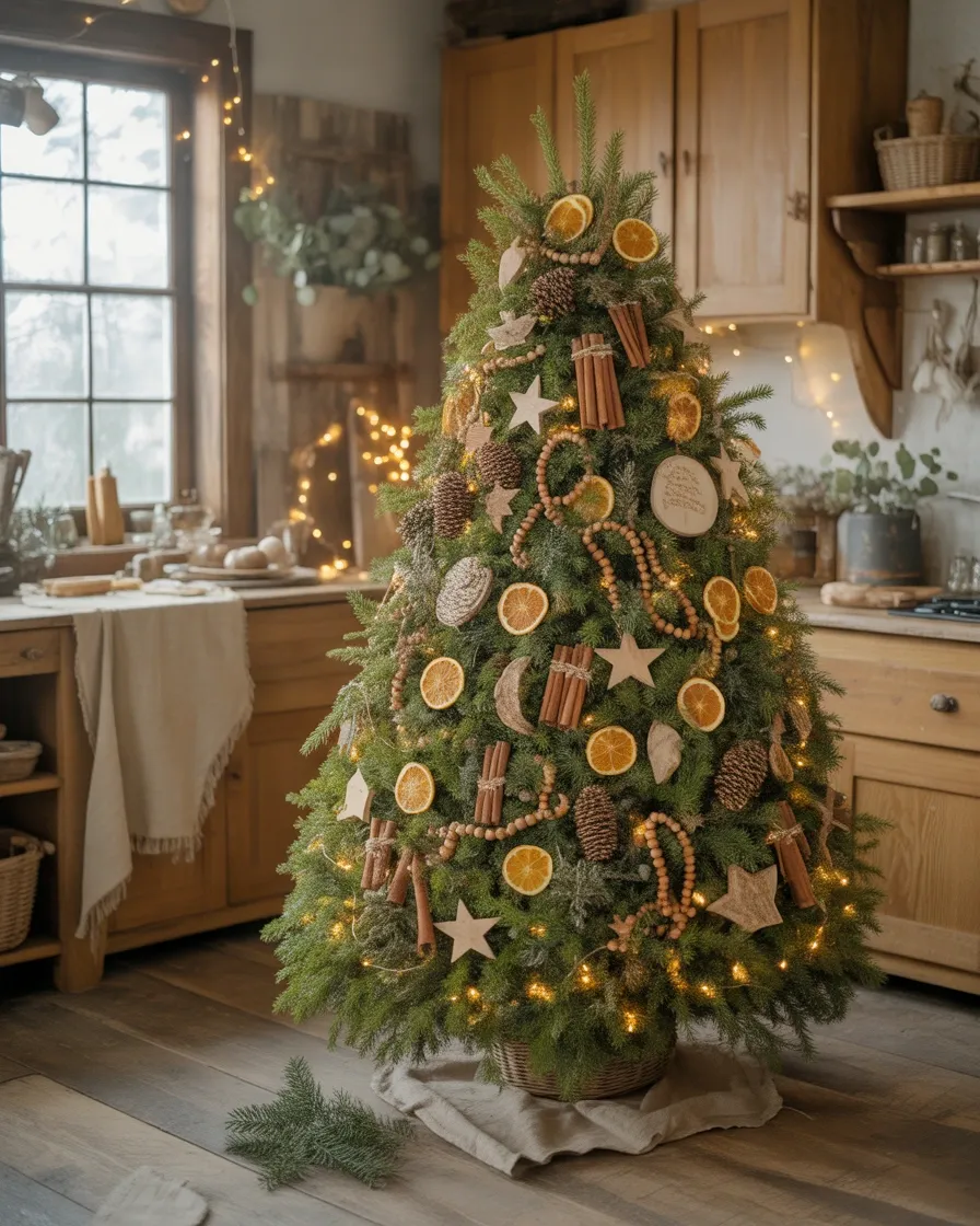 15 Farmhouse Christmas Tree Ideas for a Cozy, Rustic Holiday Home
