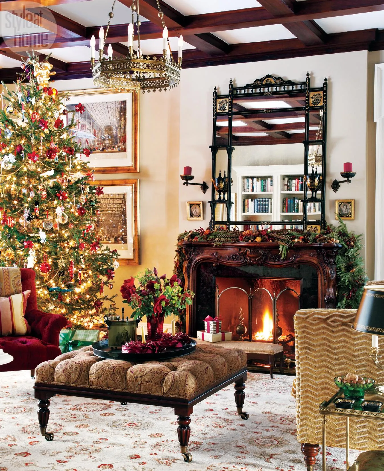 16 inspiring holiday living rooms | Style at Home