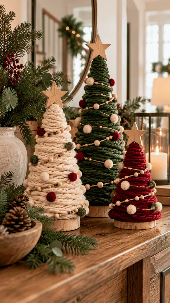 18 Easy Yarn Christmas Crafts For Holiday Decorating