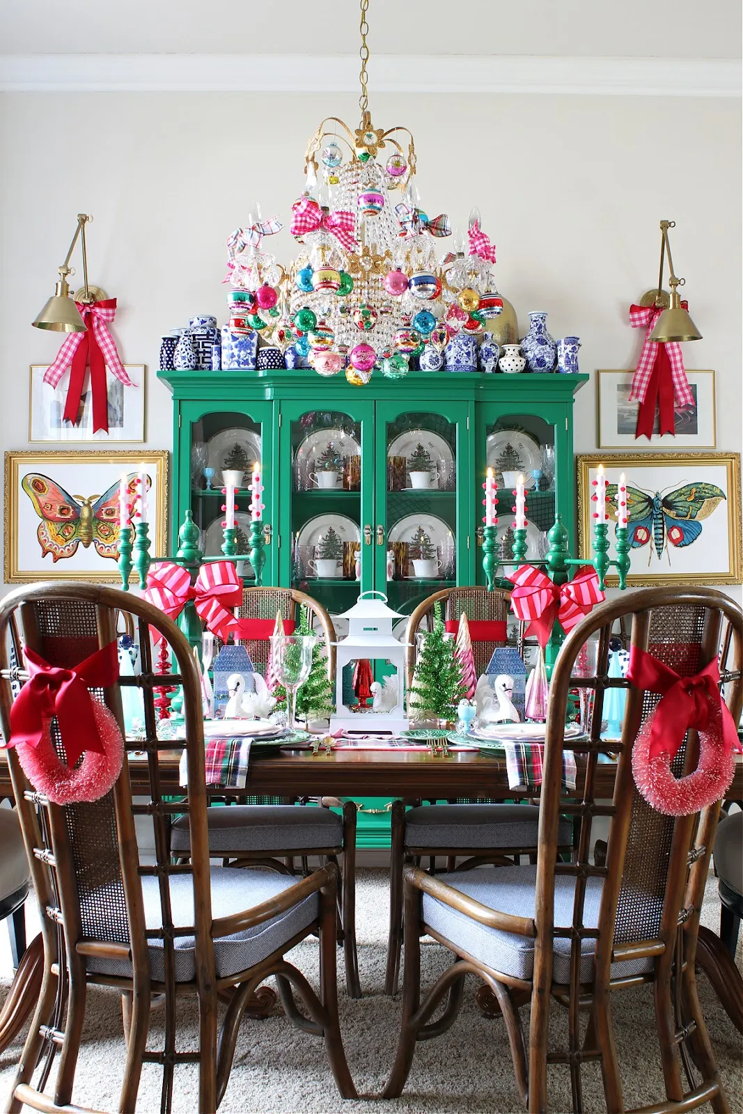 2025 CHRISTMAS HOME TOUR PART 1 || DINING ROOM | Dimples and Tangles