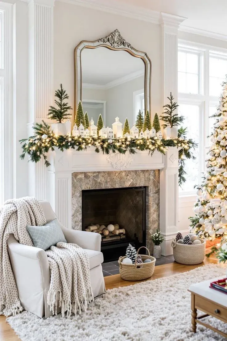 24 Christmas Mantle Ideas to Make Your Fireplace Feel Cozy, Festive, and  Beautiful – Homleybloom.com