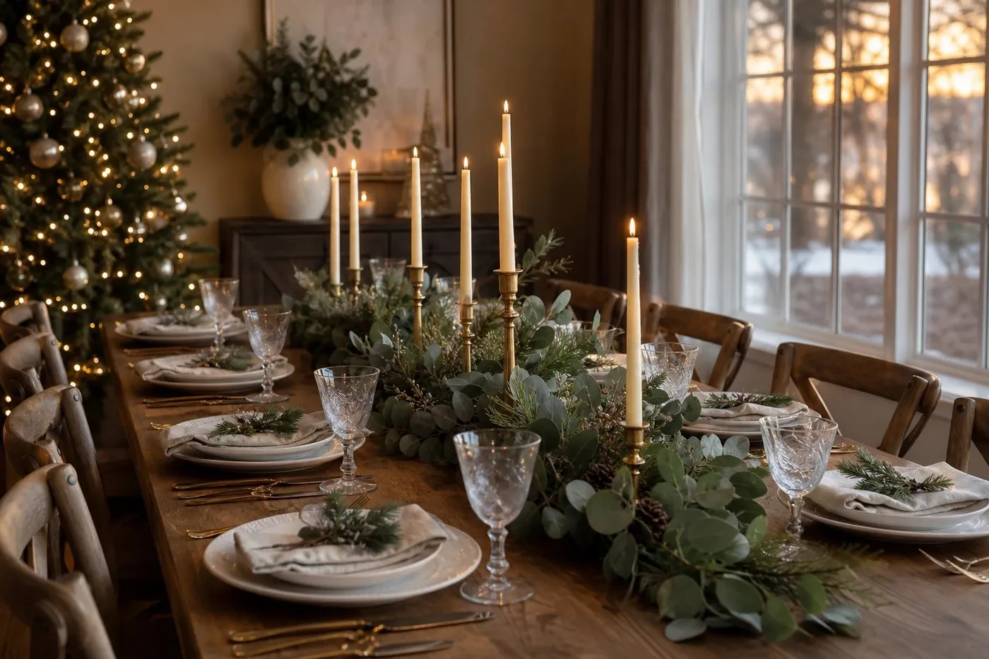 25 Christmas Table Decor Ideas That Feel Cozy and Effortless - Shinku Studio