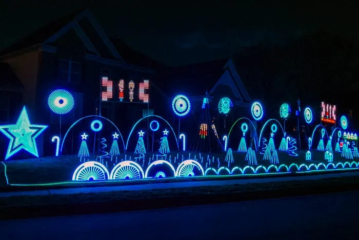 33,000+ holiday lights - and room for more in this Middletown front yard