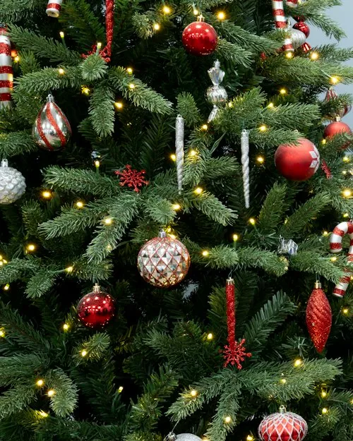4ft Ultra Devonshire Fir Pre-lit with Warm White/Multicoloured Colour  change LEDs