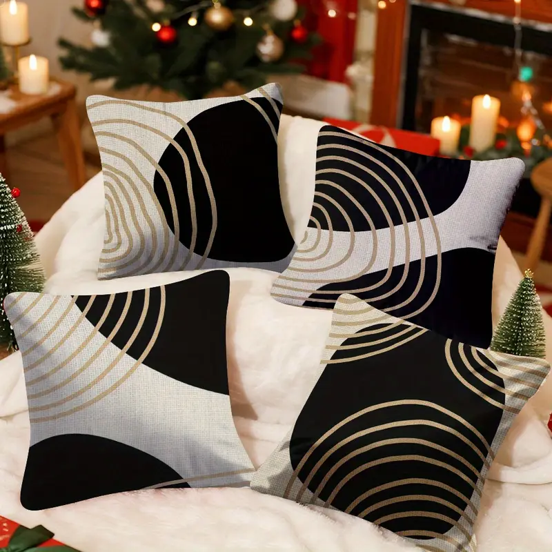 4pcs christmas decor stylish cushion covers - Temu Bahrain