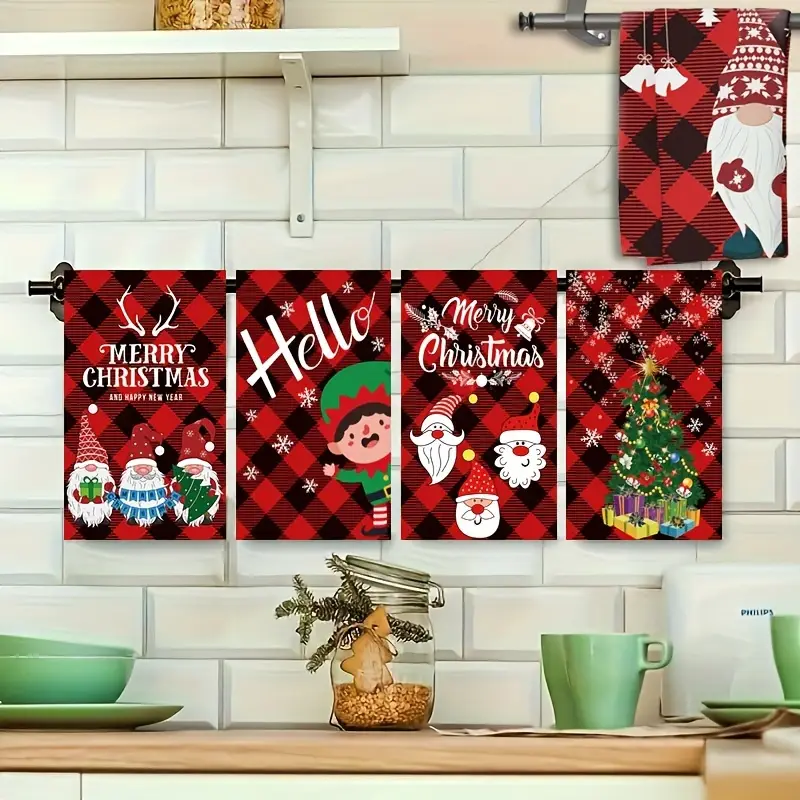 5pcs modern christmas valentines day microfiber towels soft - Temu United Arab Emirates