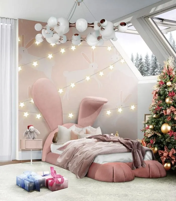 6 Lovely Christmas Decorating Ideas For A Kids' Bedroom