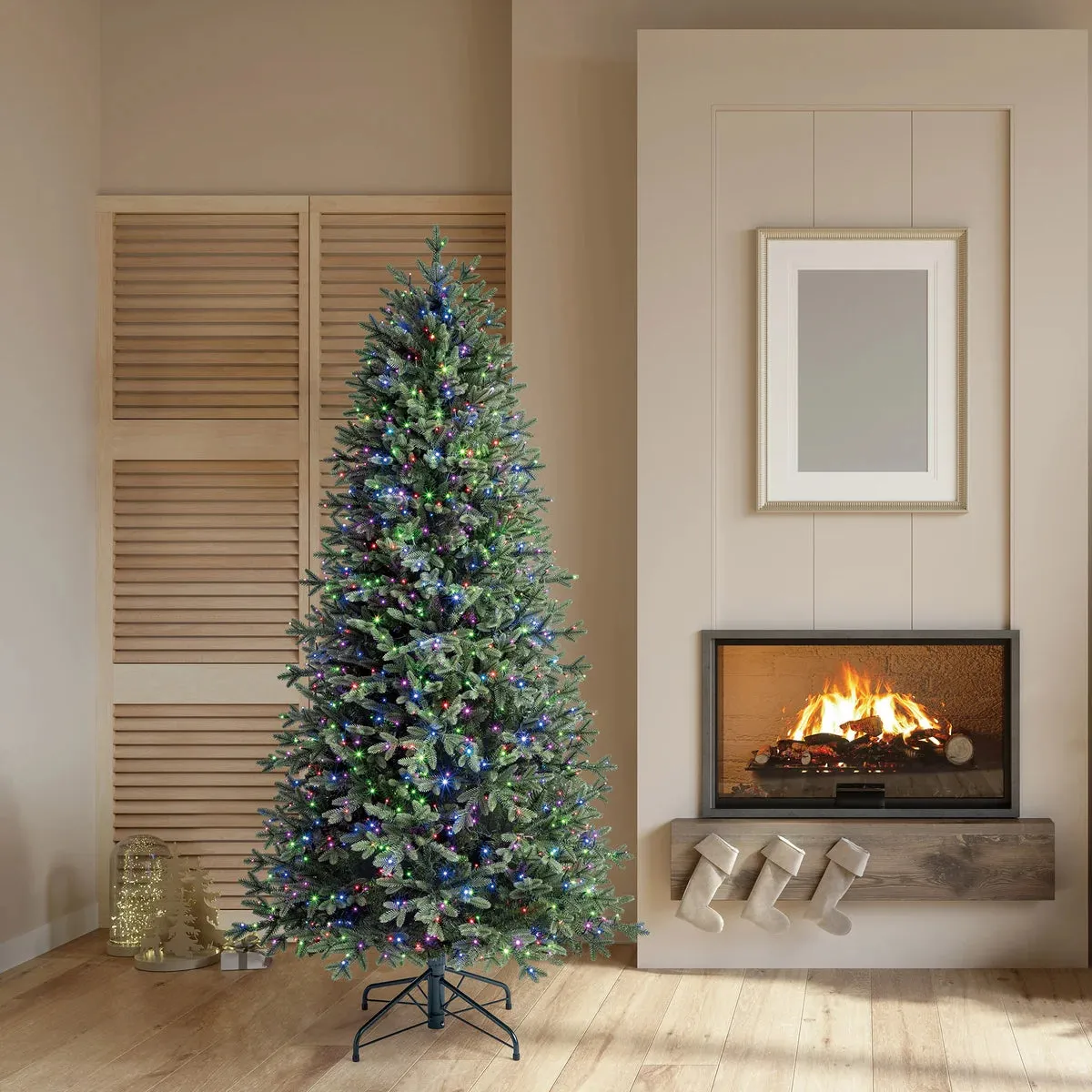 6.5 ft Artificial Slim Christmas Tree *Open Box* – Liquidation125Plus