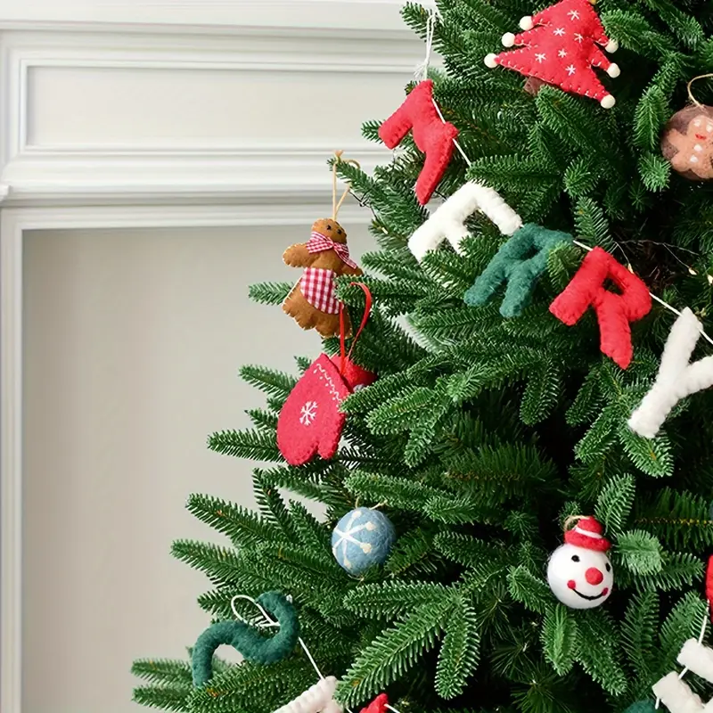 6pcs set christmas decorative felt ball small ornaments - Temu Bahrain