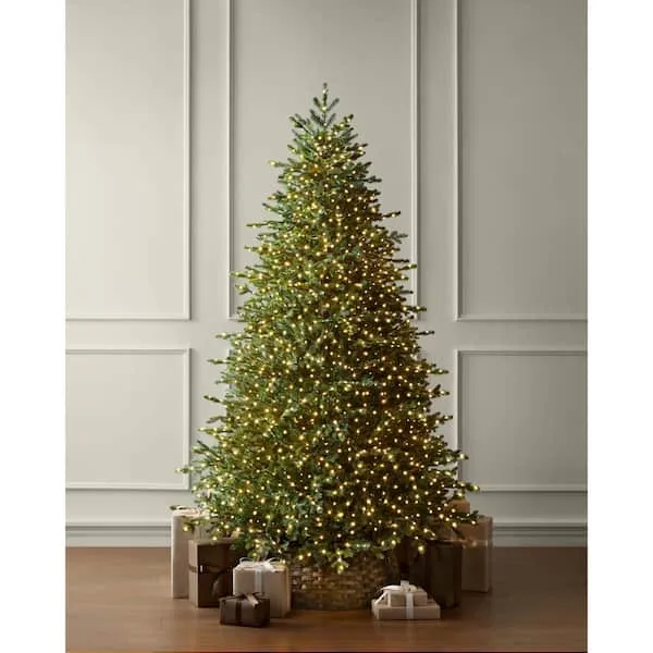 7.5 ft SMART Grand Duchess Twinkling Balsam Fir Flocked LED Pre-Lit Tree