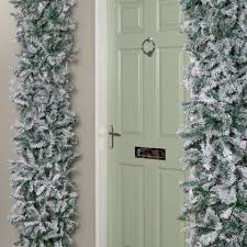 8ft (2.55m) Samuel Alexander Single Door Snow Flocked Christmas Tree Arch with 2000 Tips - Tesco Groceries