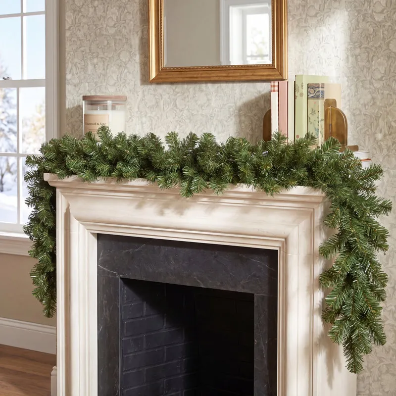 9' New Zealand Pine Garland