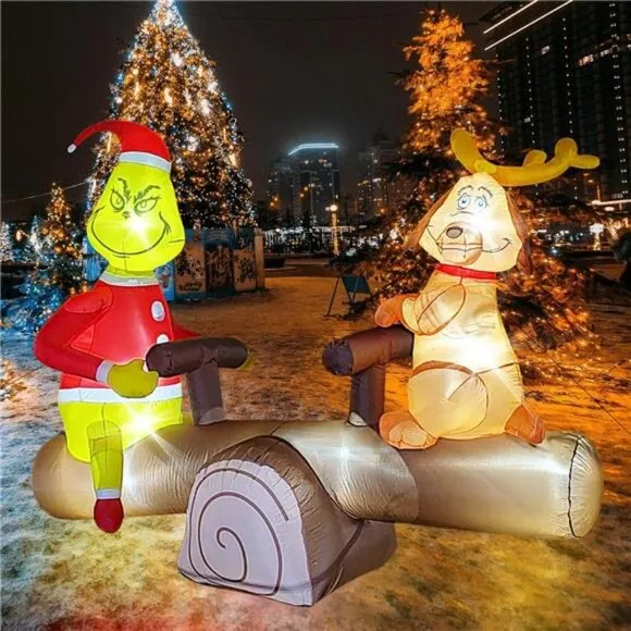 9FT Christmas Inflatable Outdoor Decorations Outdoor Holiday Christmas Yard