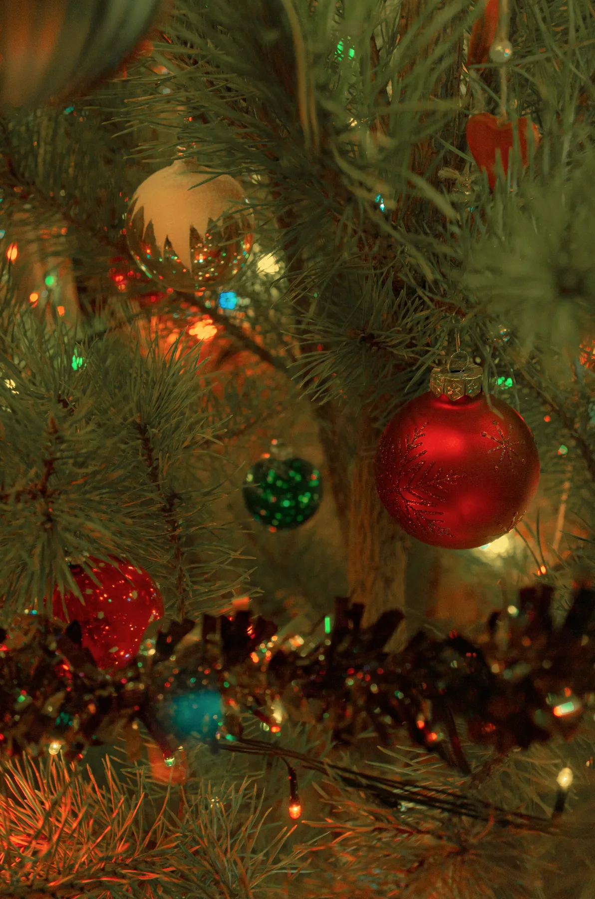 A close up of a christmas tree with ornaments - Free Photo on Unsplash