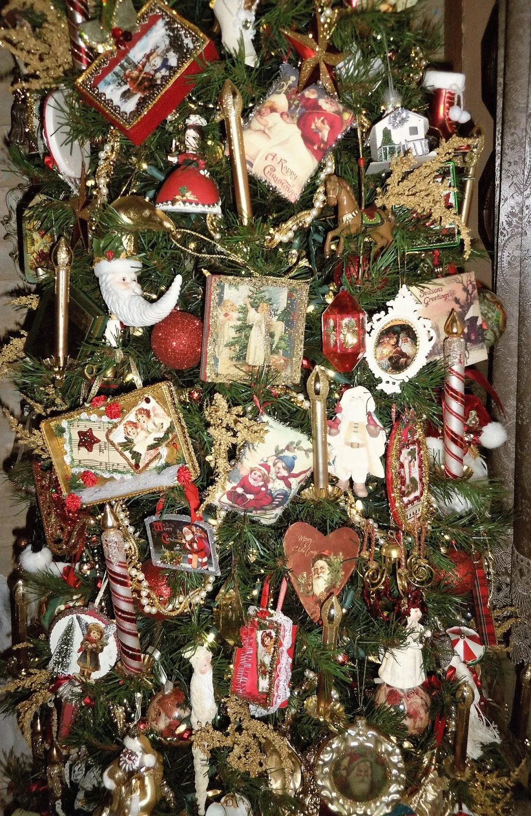 A DEBBIE-DABBLE CHRISTMAS: Victorian Style Christmas Tree, Village and  Tradition, Christmas Home Tour, 2018