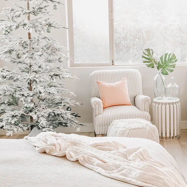 A Modern Cozy Scandinavian Style Christmas – in the Master Bedroom