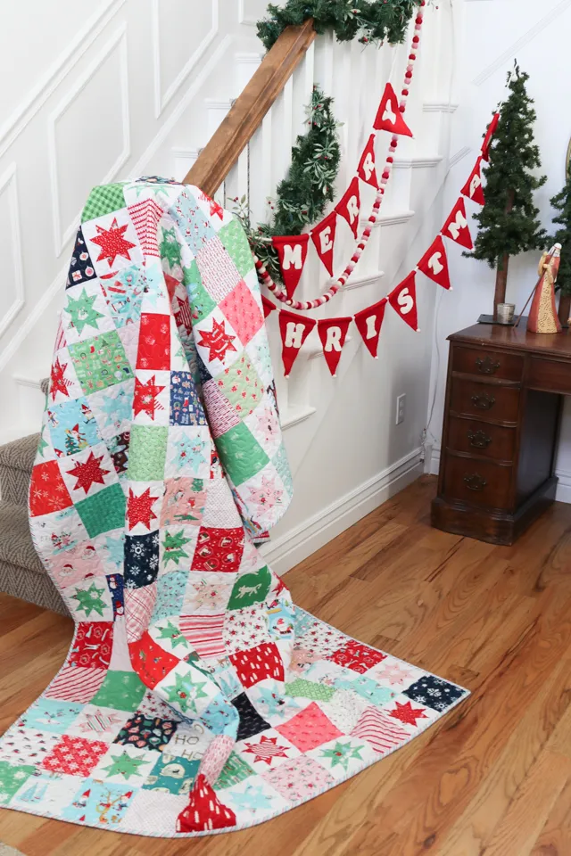 A Patchwork Christmas Finish - Diary of a Quilter - a quilt blog