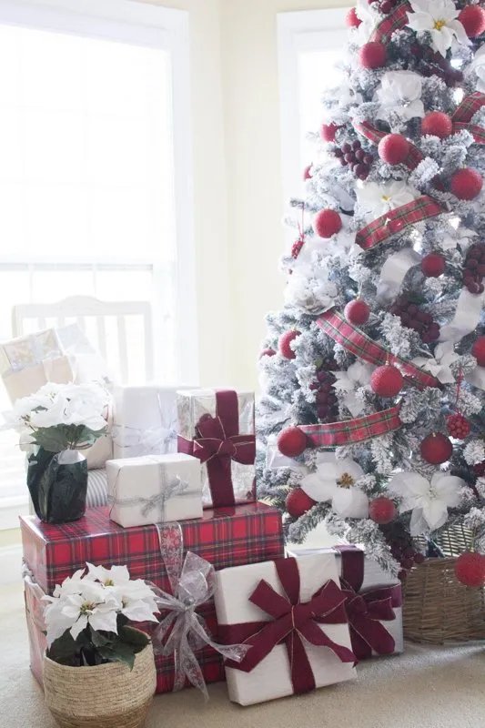 A red, white and green Christmas - Love Your Abode