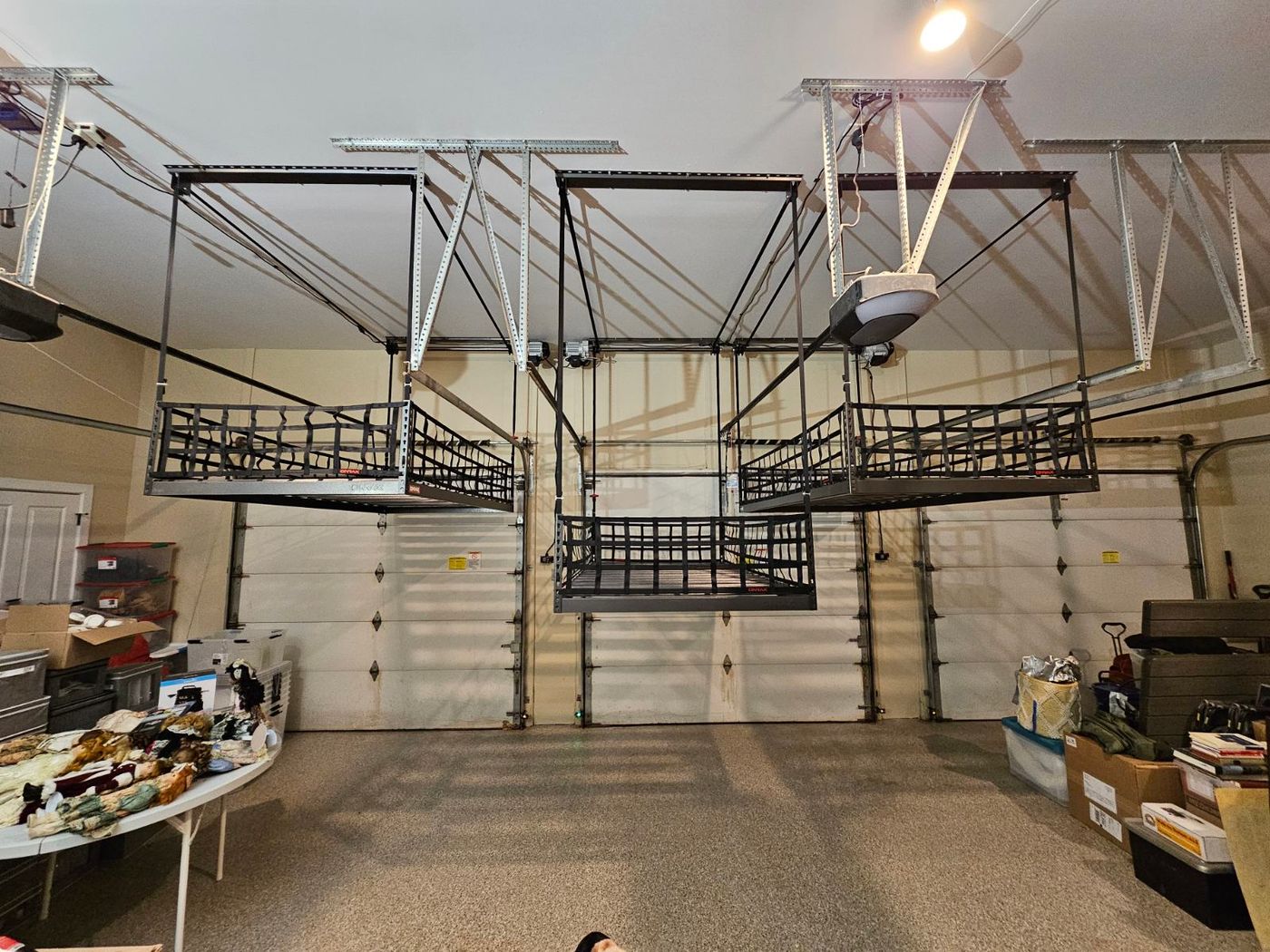 Adjustable Garage Ceiling Overhead Storage