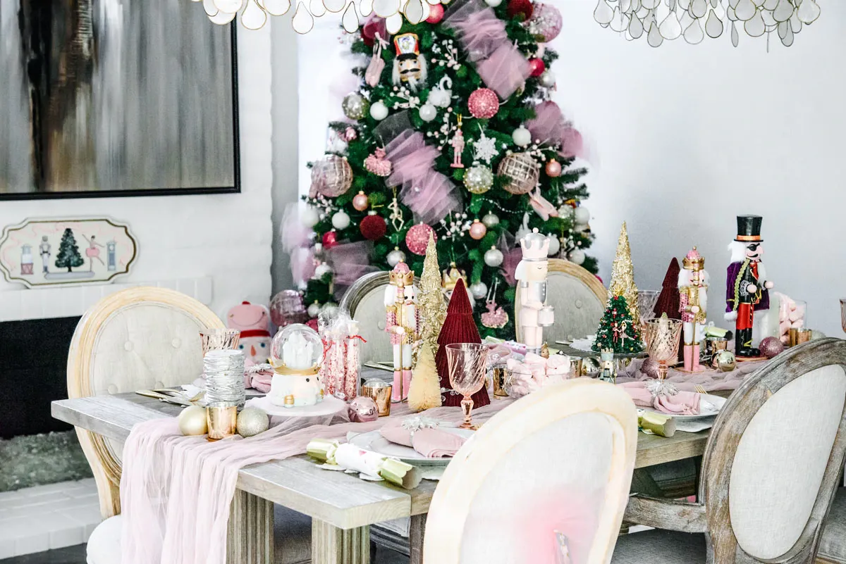 Amazing Nutcracker Ballet Christmas Tree & Tablescape Theme
