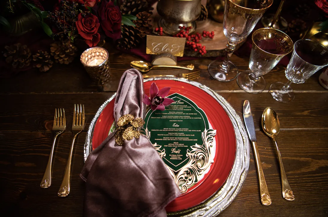 An Elegant & Festive Tablescape to Inspire Your Christmas Dinner Celebration Dreams — The Art Of Celebrating