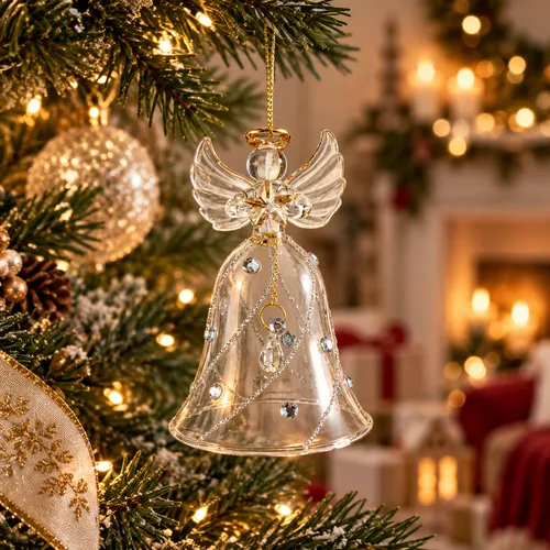 Angel Christmas Ornaments | Glass, Handcrafted & Tree Toppers
