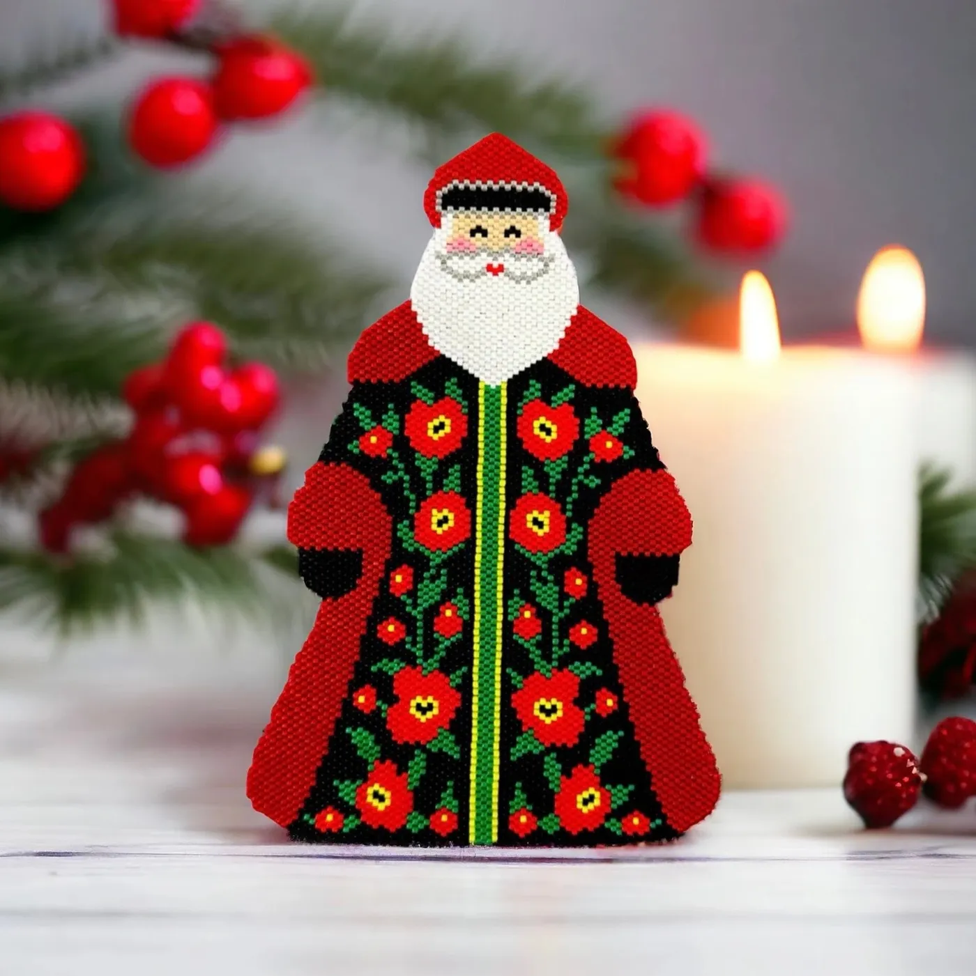 Awesome Beaded Christmas Ornament Patterns by SplendidBeadsBklyn / The  Beading Gem