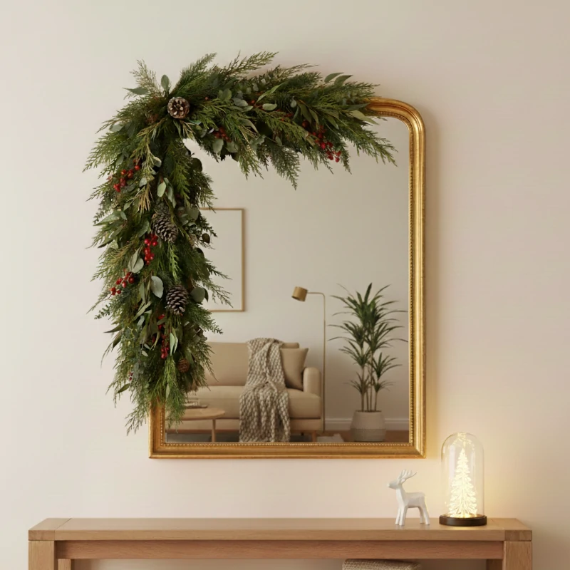 Best Christmas Decoration for Mirror: Ideas to Brighten Your Home - Aosom