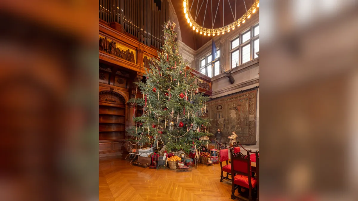 Biltmore Estate's 130th Christmas Tree raising celebrates resilience after Hurricane Helene :: WRAL.com