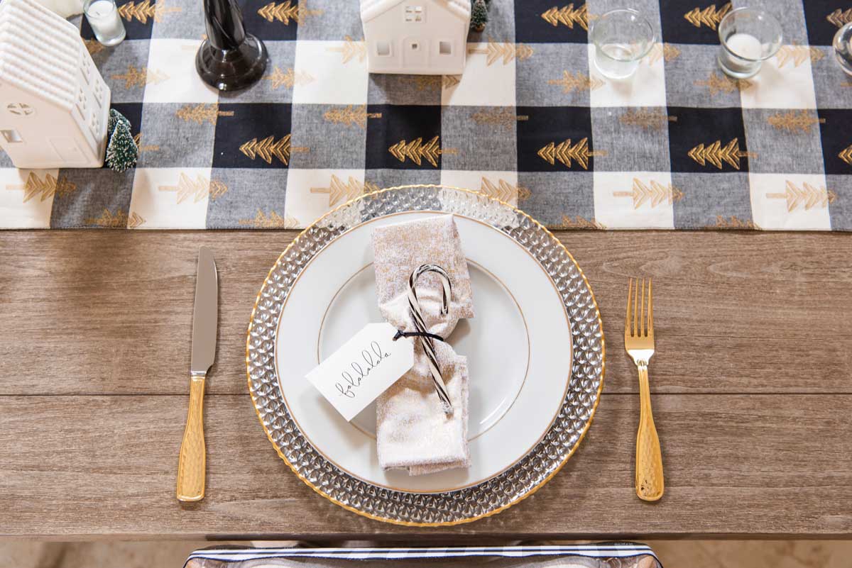Black And White Christmas Theme With Buffalo Plaid Decor And Inspiration