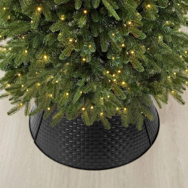 Black Metal Christmas Tree Sold Collar + Charcoal Immaculate 8x20x20