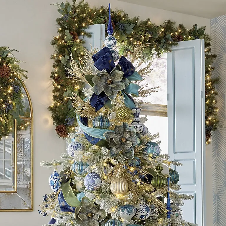 Bleu Heirloom Tree Topper | Frontgate