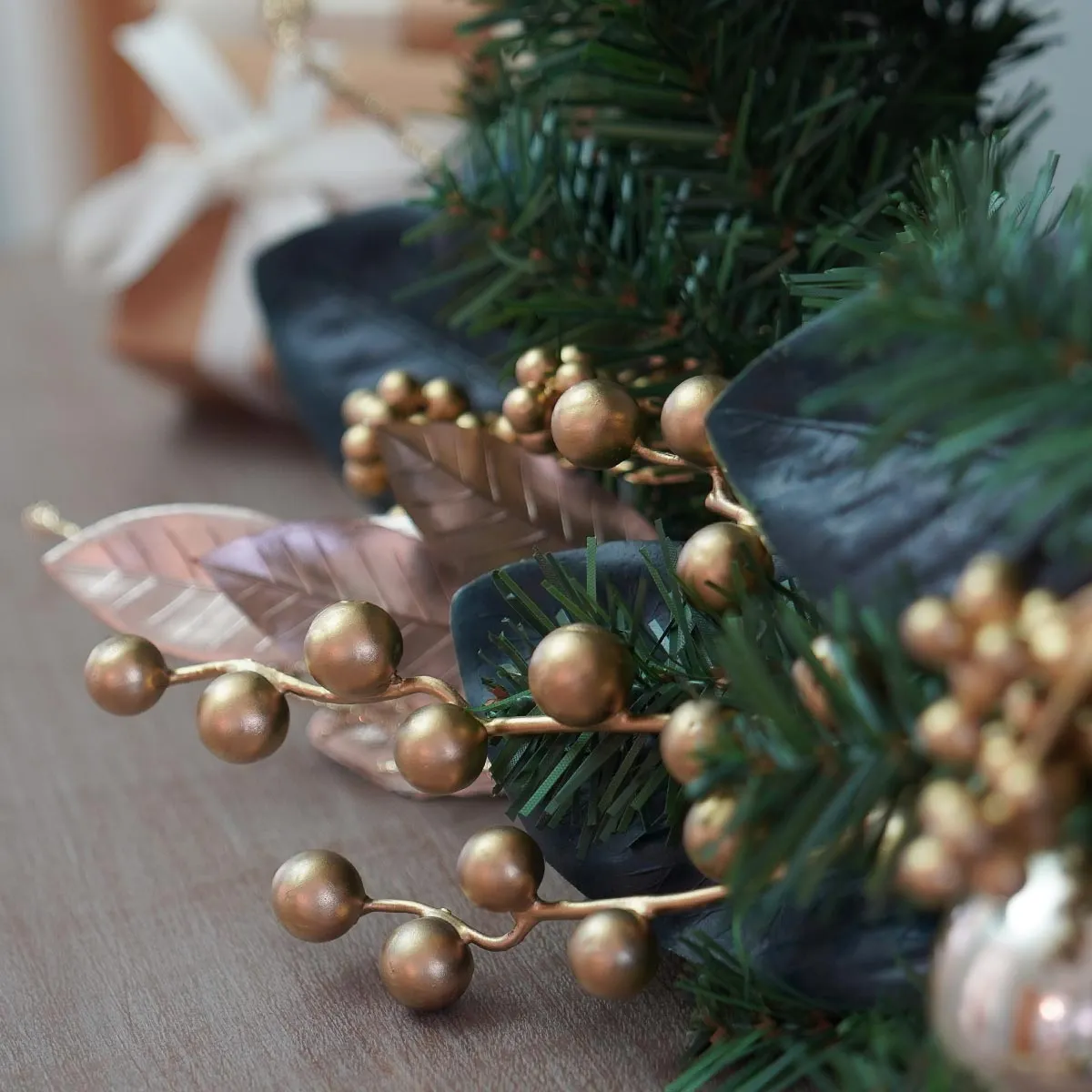 Blue Copper Christmas Decor Chic Blue And Copper Ornaments For A Stylish  Tree