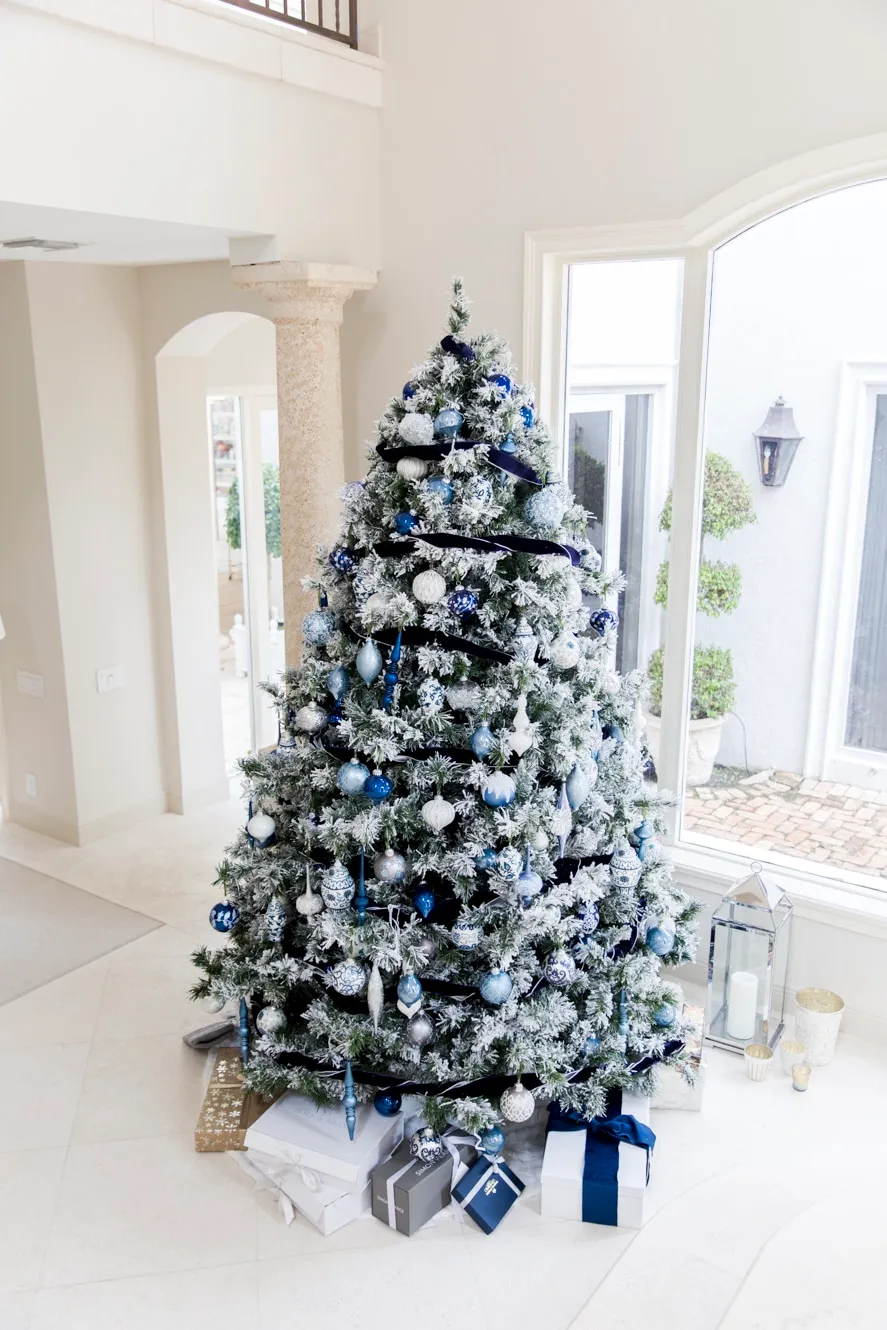 Blue Ornaments Frontgate Ornaments Decorating Our Christmas Tree With  Frontgate Fashionable Hostess