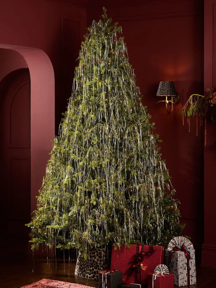 Buy 10 Pack Gold Lametta Tinsel Christmas Tree Decorations from Next Bahrain