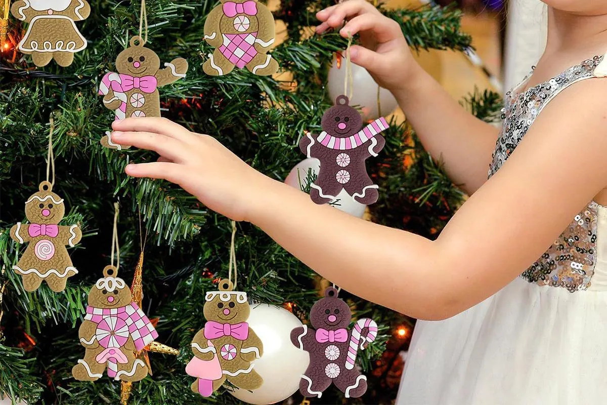 Buy 12PCS Gingerbread Man Christmas Decoration For Tree Hanging Pendant For Christmas  Tree | Matt Blatt