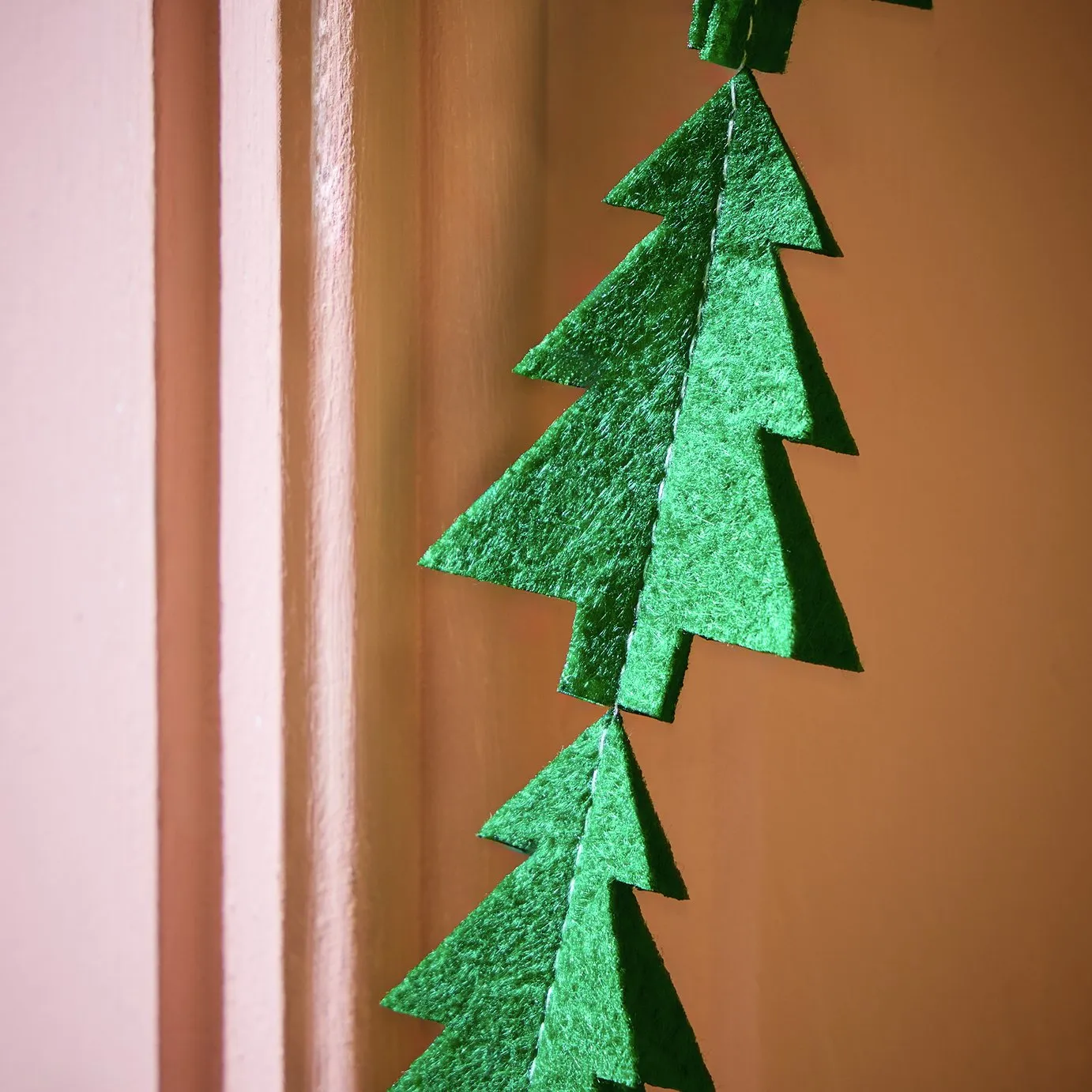 Buy Argos Home Felt Christmas Tree Garland | Christmas wreaths and garlands | Argos