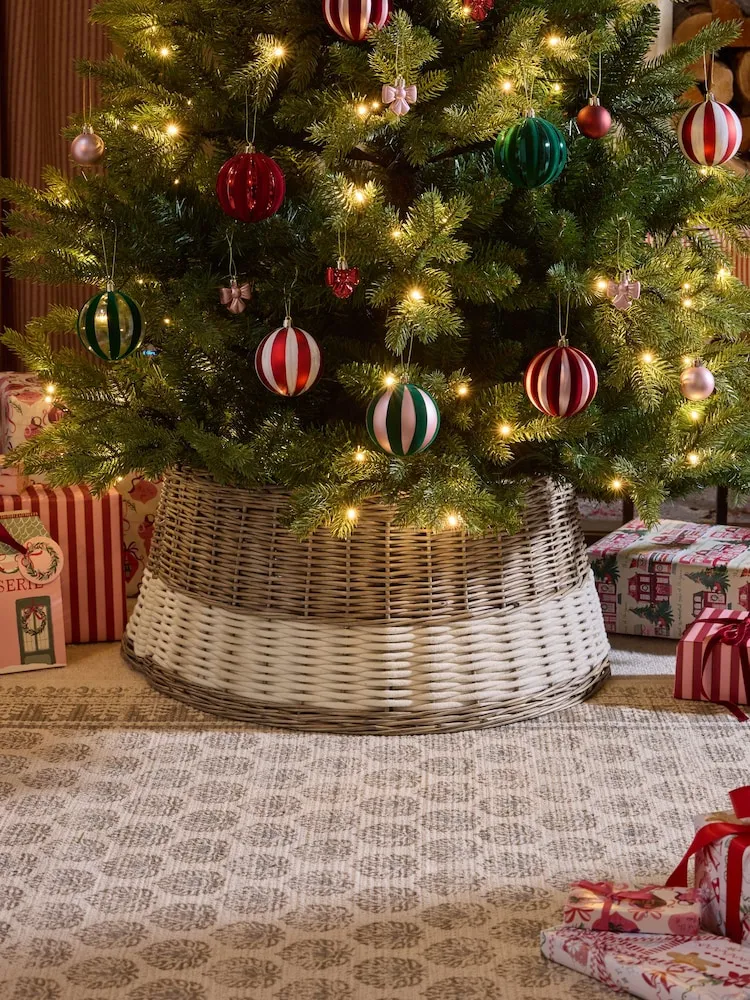 Buy Natural Christmas Malvern Wicker Tree Skirt from the Next UK online shop