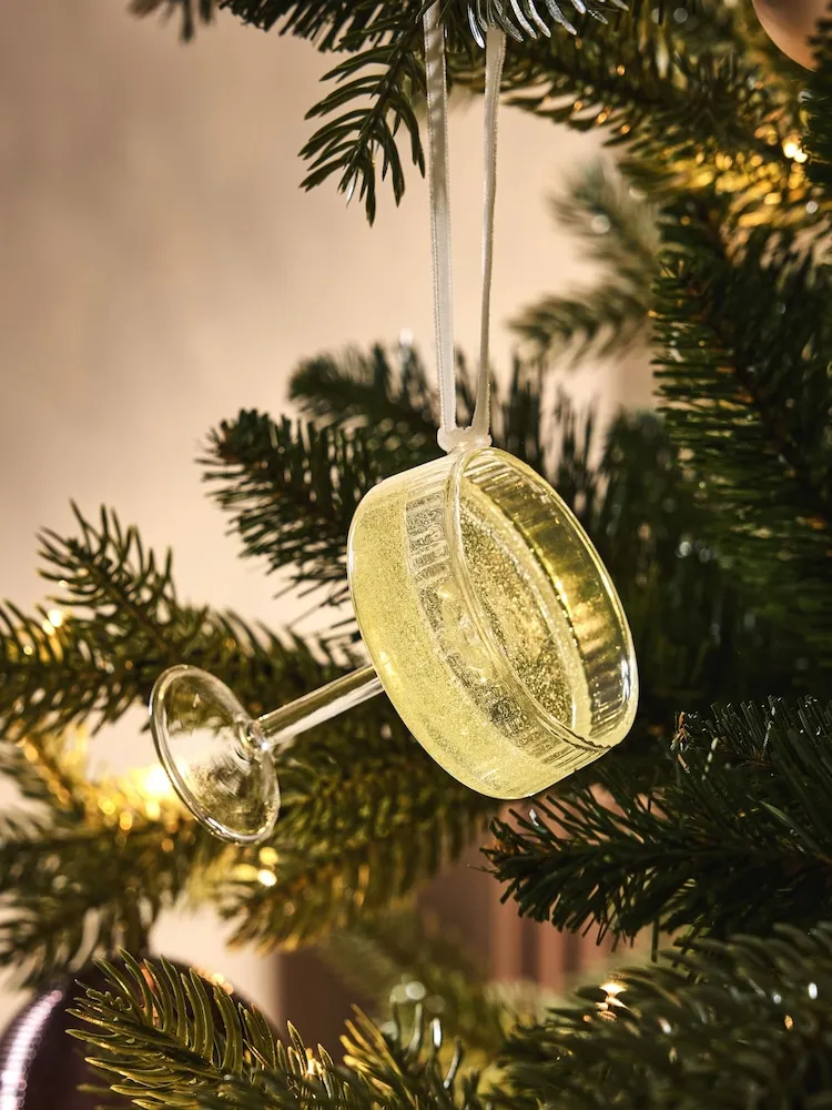 Buy Sparkling Wine Glass Cocktail Bauble from Next USA