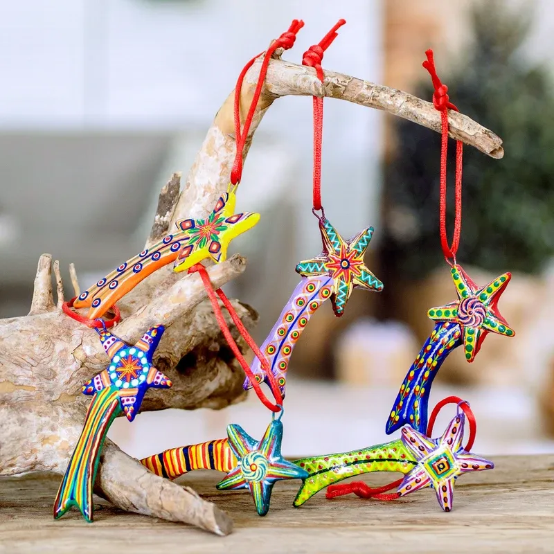 Ceramic ornaments (Set of 6)